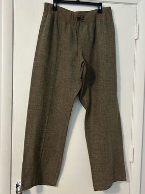 Eileen Fisher Linen Drawstring Pants